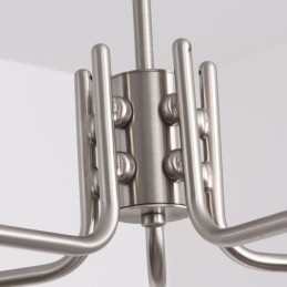 Nordic Glass Pendellampa Creative Smidesjärn Taklampa
