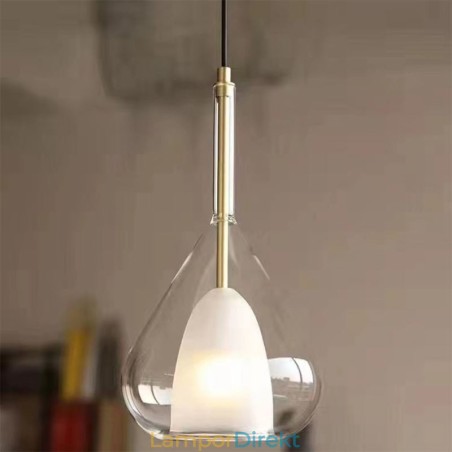 Taklampa Modern Minimalistisk Taklampa I Dubbelglas Taklampa Modern Minimalistisk Taklampa I Dubbelglas