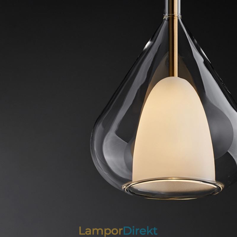 Taklampa Modern Minimalistisk Taklampa I Dubbelglas