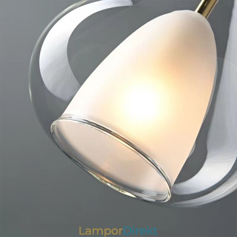 Taklampa Modern Minimalistisk Taklampa I Dubbelglas