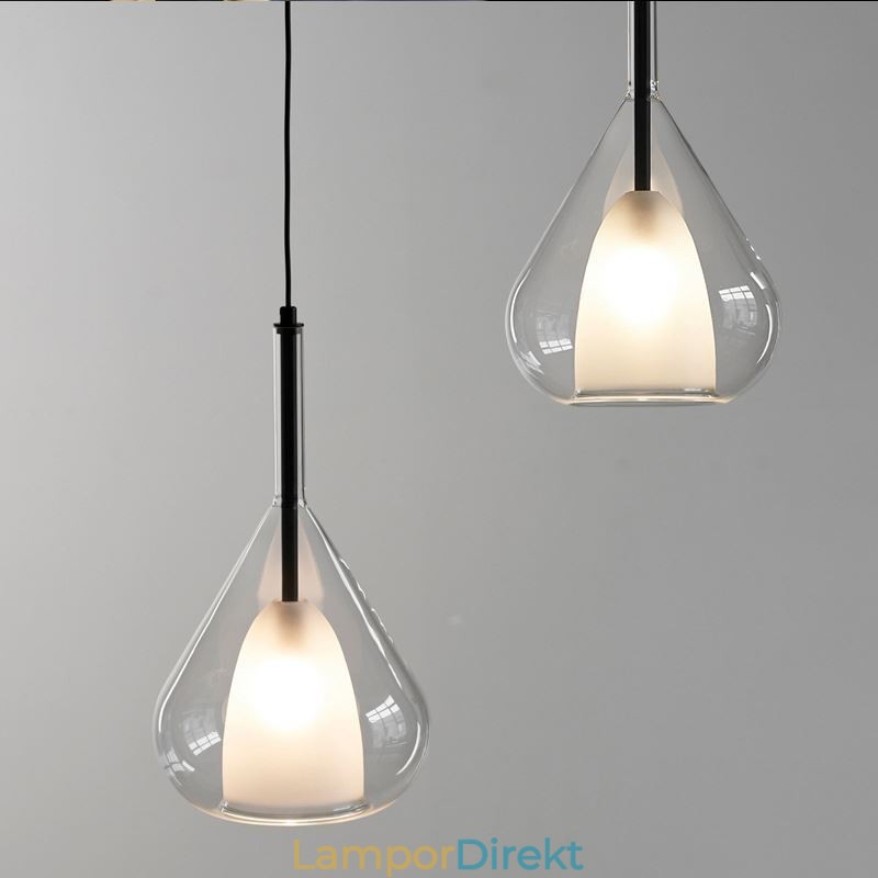 Taklampa Modern Minimalistisk Taklampa I Dubbelglas