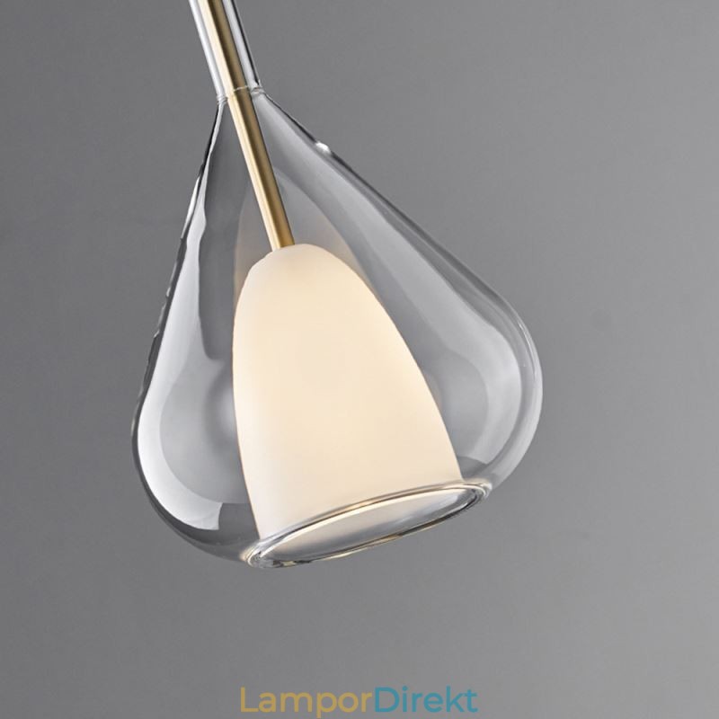 Taklampa Modern Minimalistisk Taklampa I Dubbelglas