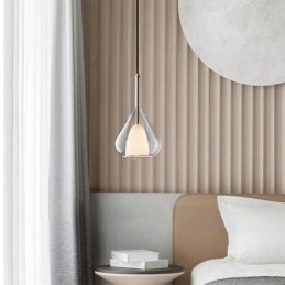 Taklampa Modern Minimalistisk Taklampa I Dubbelglas