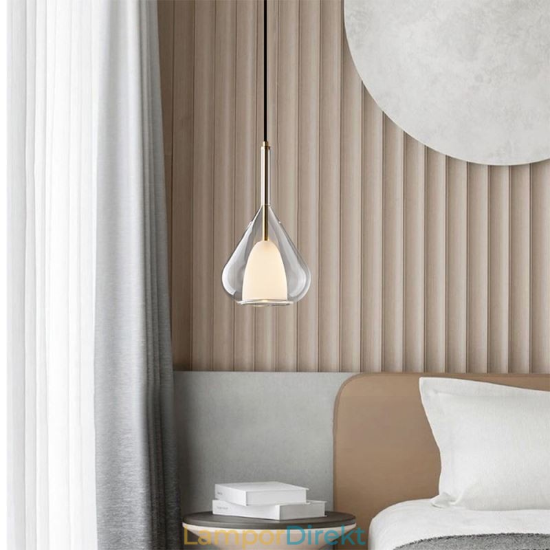 Taklampa Modern Minimalistisk Taklampa I Dubbelglas