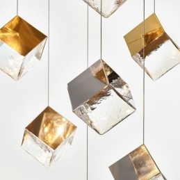 Creative Glass Pendel Light Pavilion Taklampor