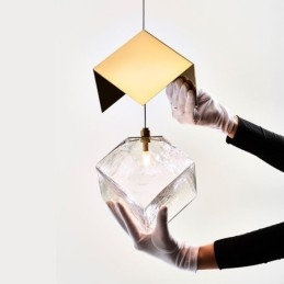 Creative Glass Pendel Light Pavilion Taklampor