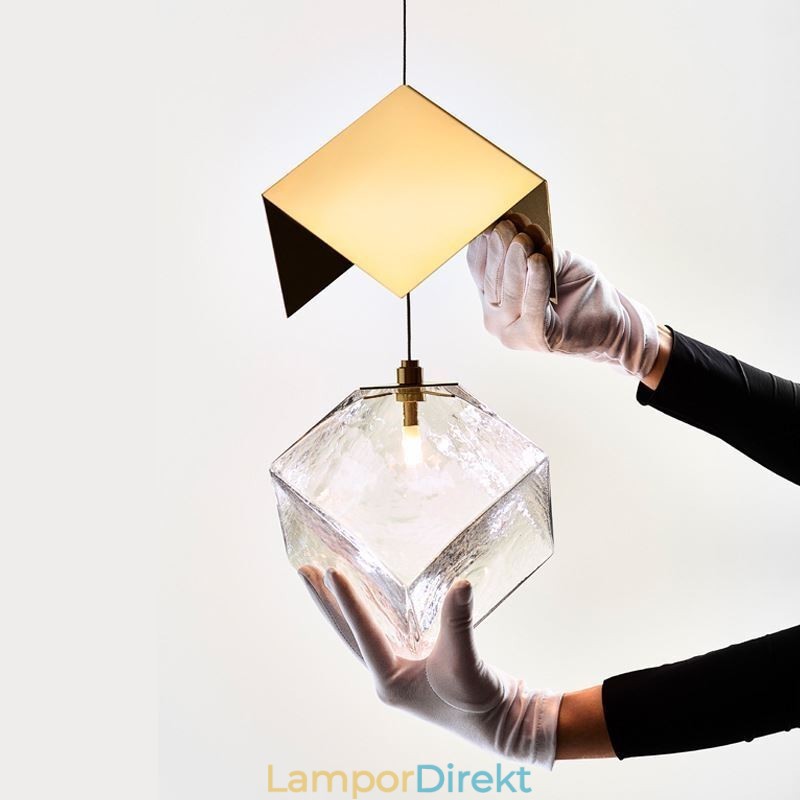 Creative Glass Pendel Light Pavilion Taklampor