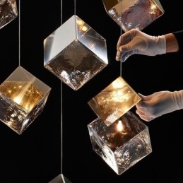 Creative Glass Pendel Light Pavilion Taklampor