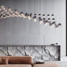 Creative Glass Pendel Light Pavilion Taklampor