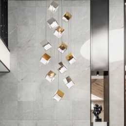Creative Glass Pendel Light Pavilion Taklampor