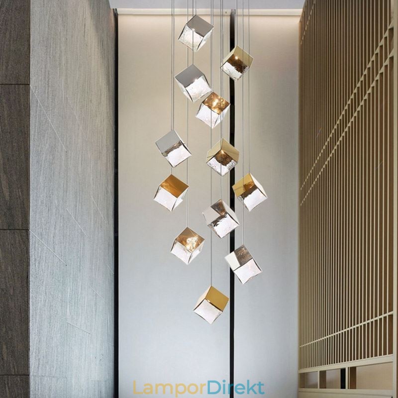 Creative Glass Pendel Light Pavilion Taklampor