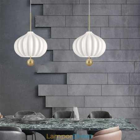 Modern Vitt Glas Taklampa Bollform Minimalistisk Taklampa Modern Vitt Glas Taklampa Bollform Minimalistisk Taklampa