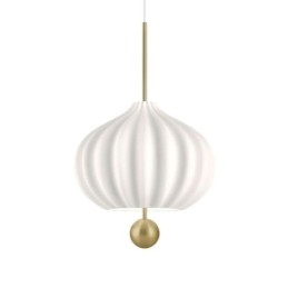 Modern Vitt Glas Taklampa Bollform Minimalistisk Taklampa