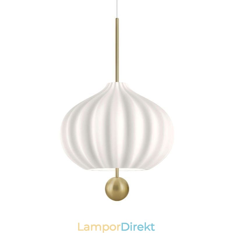 Modern Vitt Glas Taklampa Bollform Minimalistisk Taklampa