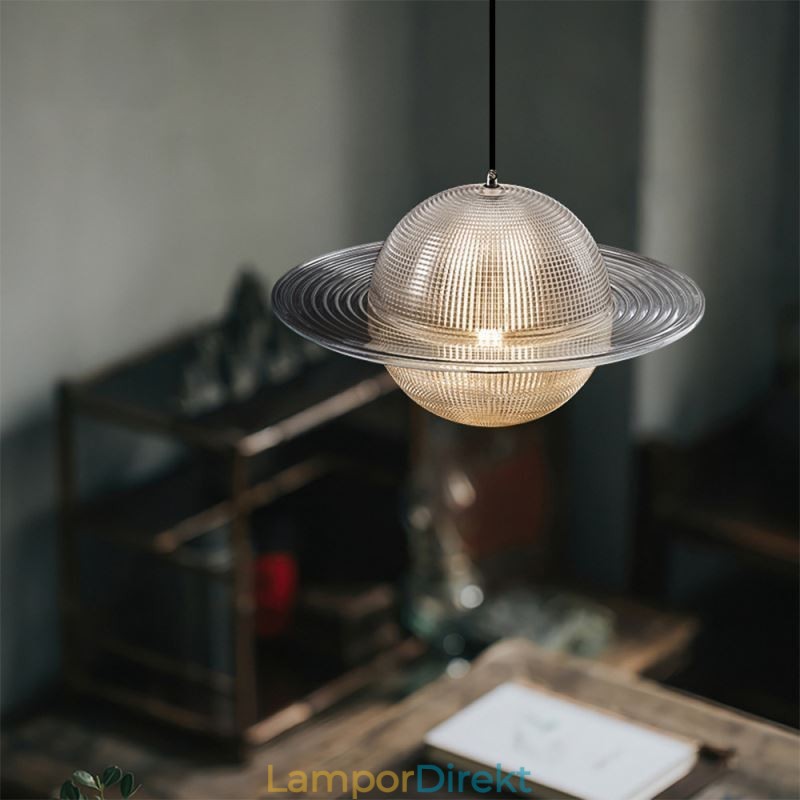 Modern Taklampa I Glas I Form Av Taklampa