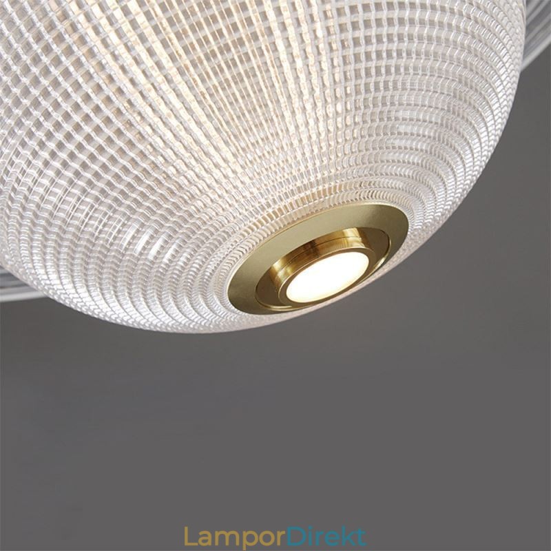 Modern Taklampa I Glas I Form Av Taklampa