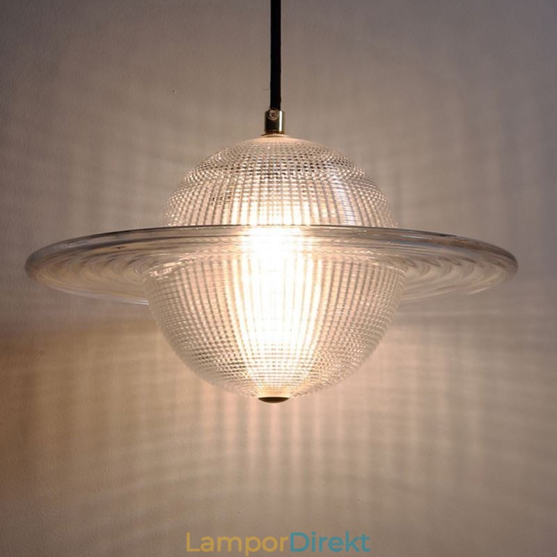 Modern Taklampa I Glas I Form Av Taklampa