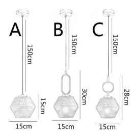 Modern Pendellampa Glas Hembelysning Kreativ Pendellampa