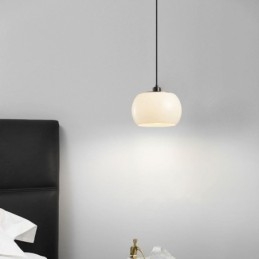 Modernt Glas Hängande Ljus Pumpa Design Hängande Lampa