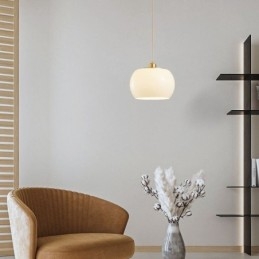 Modernt Glas Hängande Ljus Pumpa Design Hängande Lampa