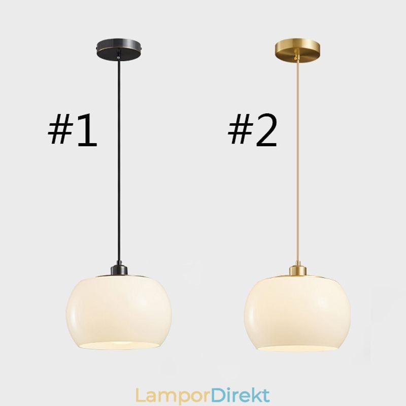 Modernt Glas Hängande Ljus Pumpa Design Hängande Lampa