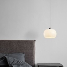 Modernt Glas Hängande Ljus Pumpa Design Hängande Lampa