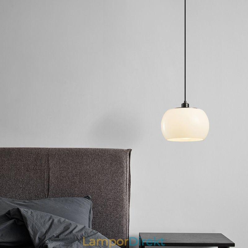 Modernt Glas Hängande Ljus Pumpa Design Hängande Lampa