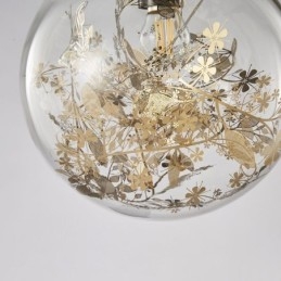 Glaskula Hängande Ljus Blad Jul Hängande Belysning