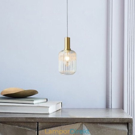 Modernt Taklampa One Light Glass Pendel Lighting Island Modernt Taklampa One Light Glass Pendel Lighting Island