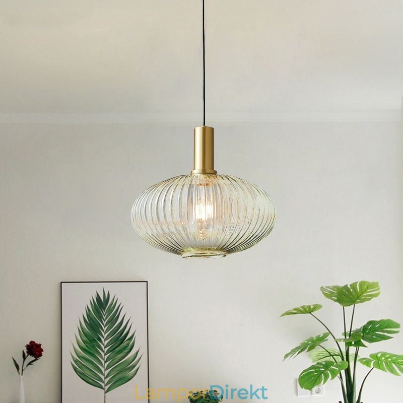 Modernt Taklampa One Light Glass Pendel Lighting Island