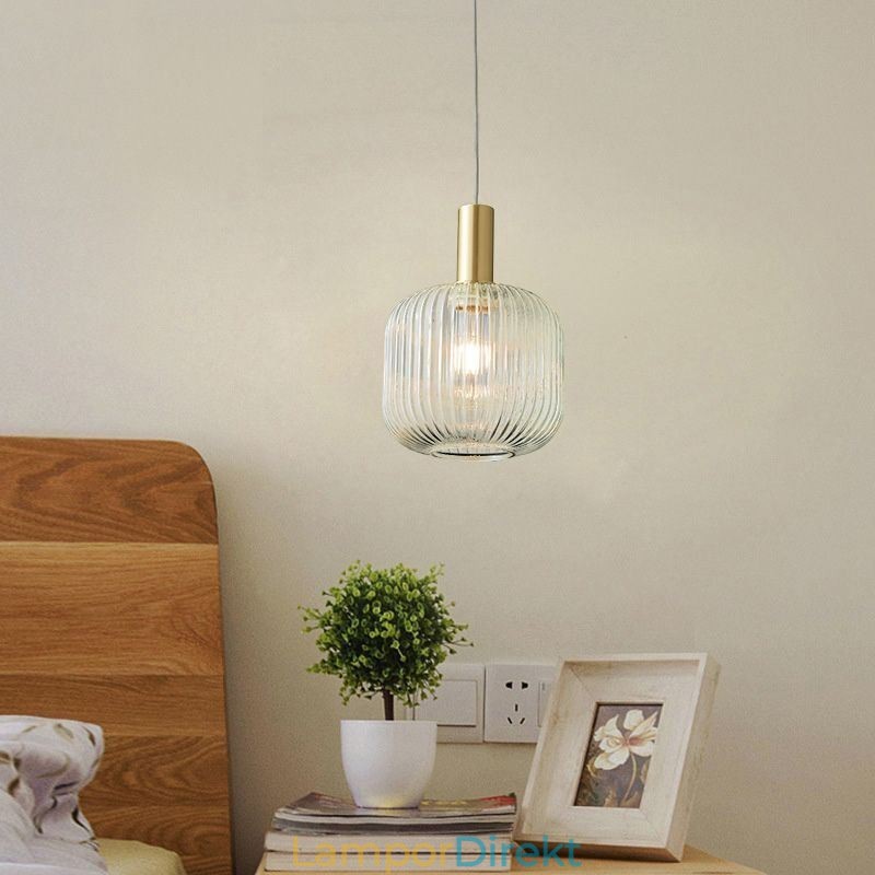 Modernt Taklampa One Light Glass Pendel Lighting Island