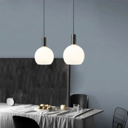 Modern Simple Pendel Light Glas Pendel Lampa