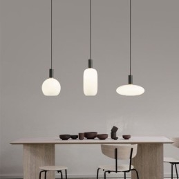 Modern Simple Pendel Light Glas Pendel Lampa
