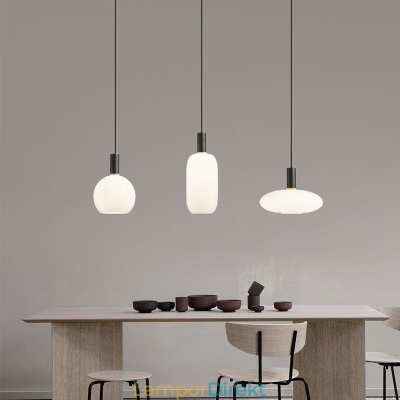 Modern Simple Pendel Light Glas Pendel Lampa