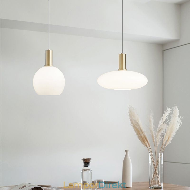 Modern Simple Pendel Light Glas Pendel Lampa