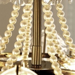 Elegant Hänglampa I Glas Bladhängande Ljus
