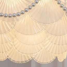 European Glass Pendel Light Elegant Pilgrimsmussla Hanging Light