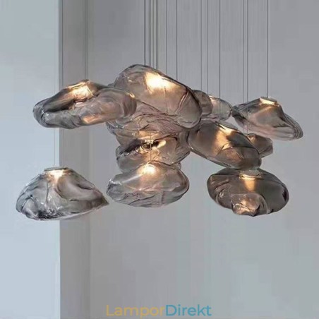 Creative Nordic Pendelljus Glas Ljuskrona Art Hanging Light Creative Nordic Pendelljus Glas Ljuskrona Art Hanging Light