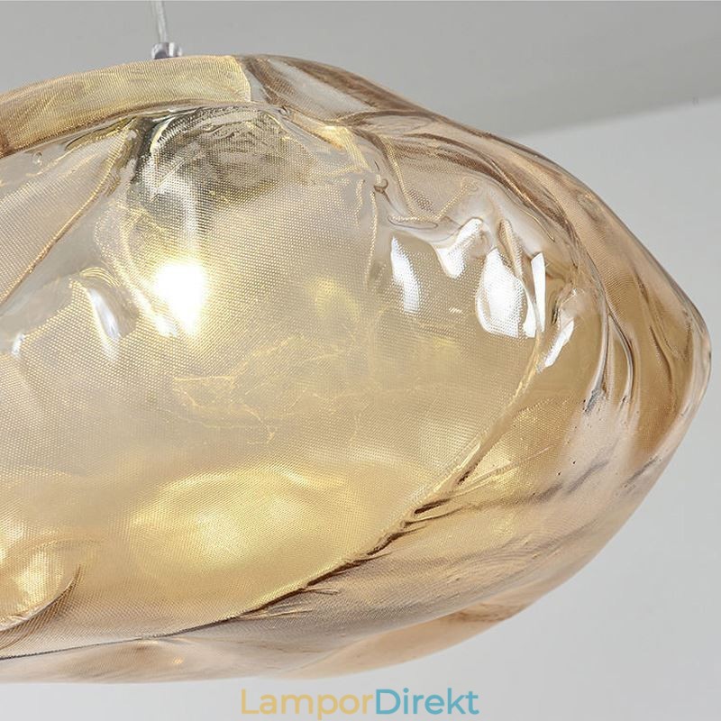 Creative Nordic Pendelljus Glas Ljuskrona Art Hanging Light