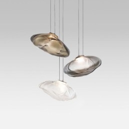 Creative Nordic Pendelljus Glas Ljuskrona Art Hanging Light