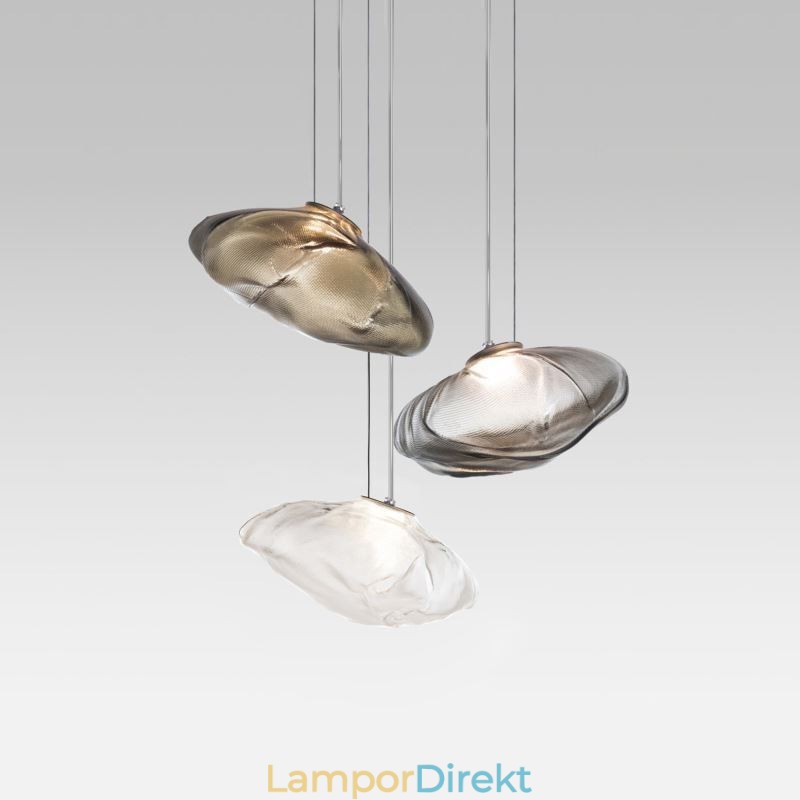 Creative Nordic Pendelljus Glas Ljuskrona Art Hanging Light