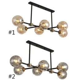 6 Ljus Modern Glastaklampa Magic Bean Ljusarmatur