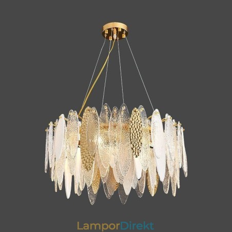 Samtida Elegant Taklampa I Glas Samtida Elegant Taklampa I Glas