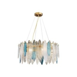 Samtida Elegant Taklampa I Glas