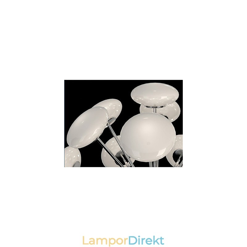 Modernyestaurant Lampa Enkel Cirkulär Glaskonst Pendellampa Europeisk Stil