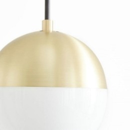 Modern Glaskula Pendel Light Island Idéer Lampa