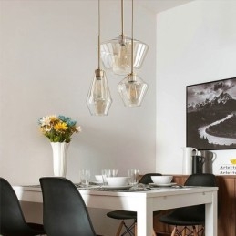 Modern Enkel Taklampa I Glas