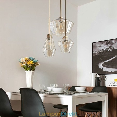 Modern Enkel Taklampa I Glas Modern Enkel Taklampa I Glas
