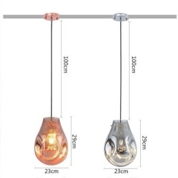 Färgglad Hänglampa Soap Bubble Glass Taklampa Island Lamp