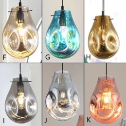 Färgglad Hänglampa Soap Bubble Glass Taklampa Island Lamp